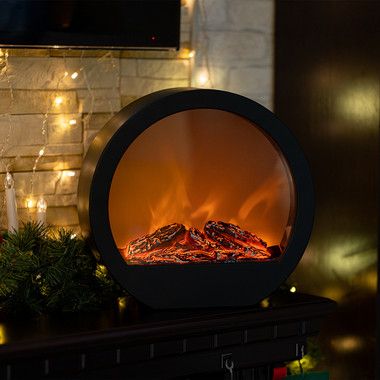 Светодиодный камин «Лаунж» с эффектом живого огня