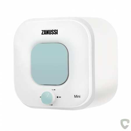 Накопительный электрический водонагреватель над мойкой Zanussi ZWH/S 10 Mini O (зеленый)