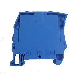 Клемма ABB ZS50-BL/16 винтовой зажим, для нейтрали, 150А, 1000В, синий