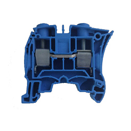 Клемма ABB ZS25-BL/12 винтовой зажим, для нейтрали, 101А, 1000В, синий