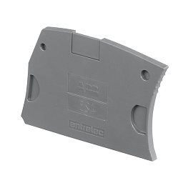 Концевой сегмент ABB TE ES-4 для клемм ZS4..ZS25, темно-серый