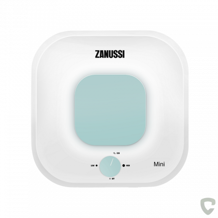 Накопительный электрический водонагреватель над мойкой Zanussi ZWH/S 10 Mini O (зеленый)