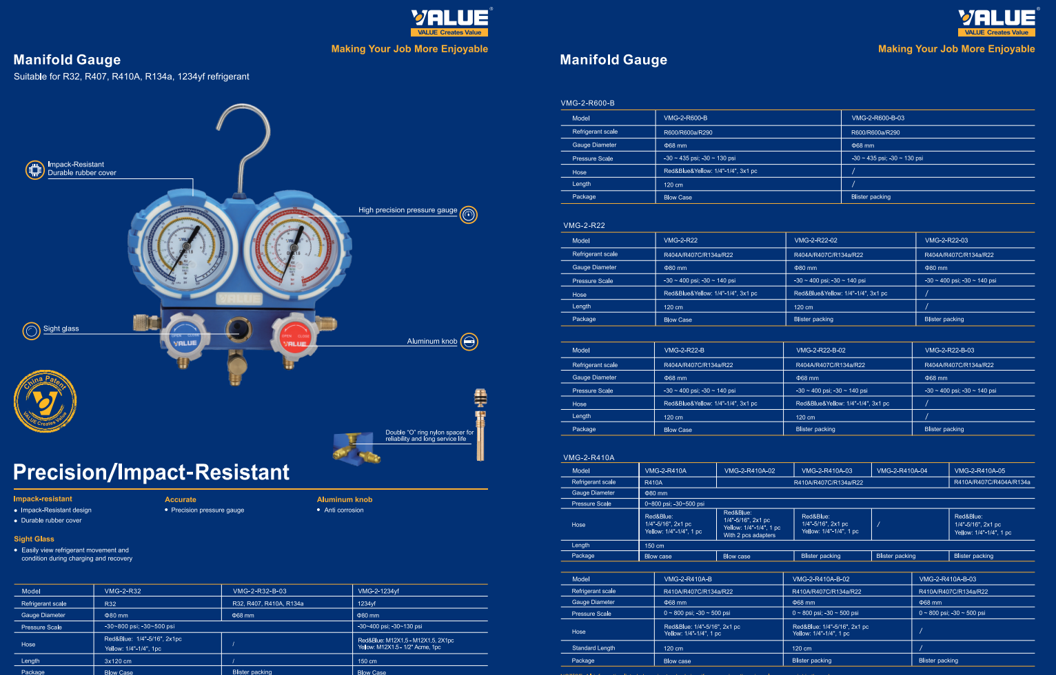 Купить Манометрический коллектор Value VMG-2-R22-B в Интернет-магазине Сlimate-shop.by. Доставка по Минску и Беларуси  *375-29 330-39-95