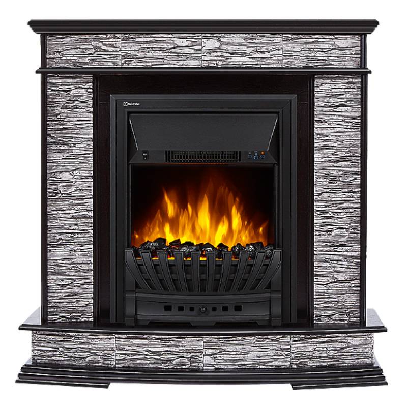 Портал Firelight Scala Classic сланец скалистый серый, шпон венге