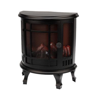 Светодиодный камин «Винтаж» с эффектом горящих дров и живого огня