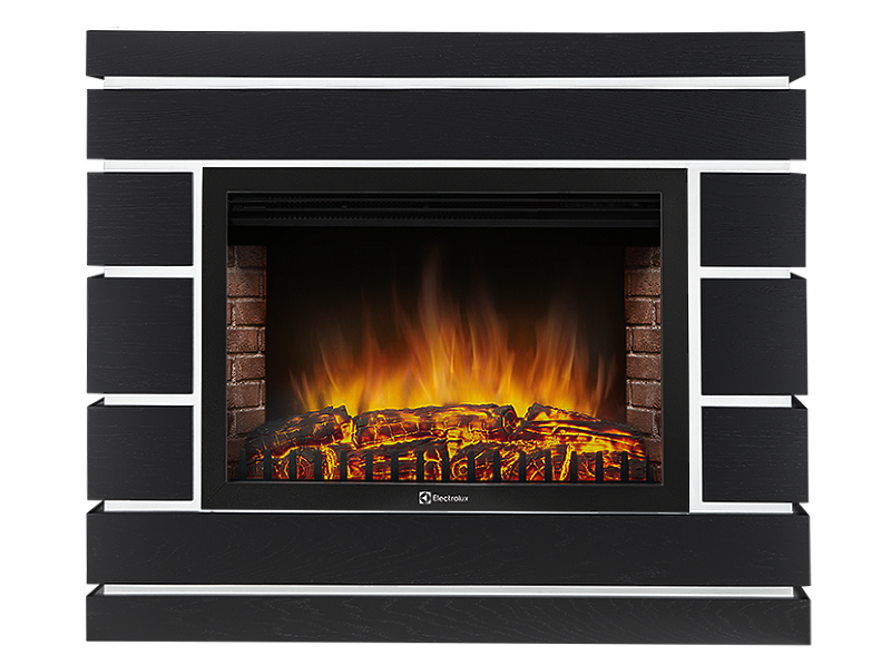 Портал Firelight Moderno 30 шпон чёрный дуб