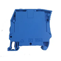 Клемма ABB ZS50-BL/16 винтовой зажим, для нейтрали, 150А, 1000В, синий