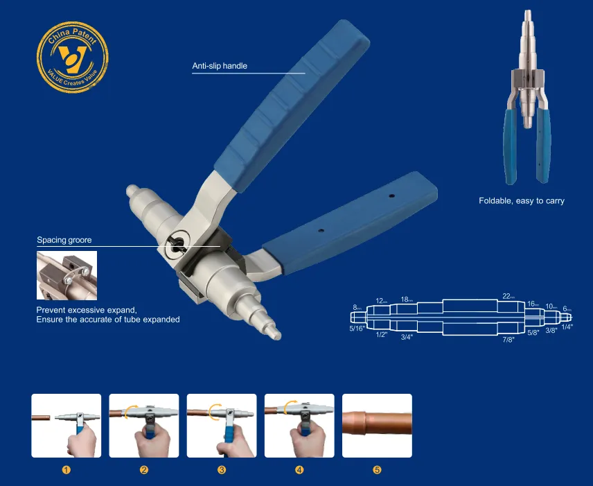 Купить Ручной расширитель труб Value VST-22B в Интернет-магазине Сlimate-shop.by. Доставка по Минску и Беларуси  *375-29 330-39-95