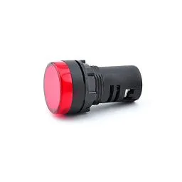 Светосигнальная арматура SK 230VAC, 22мм, IP65, красная, SEL22D230VRS