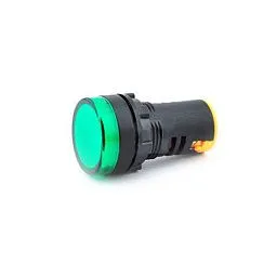 Светосигнальная арматура SK 230VAC, 22мм, IP65, зеленая, SEL22D230VGS