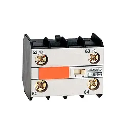 Блок вспом. контакта Lovato переднего монтажа для мини-контакторов серии BG 1н.о.+1н.з