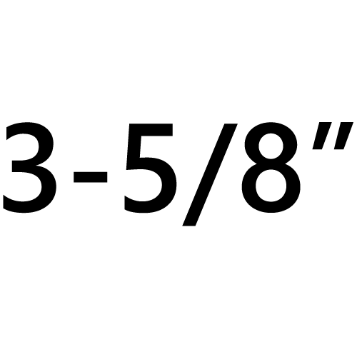 3-5/8 "