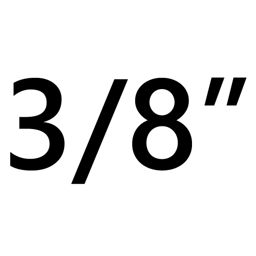 3/8 "