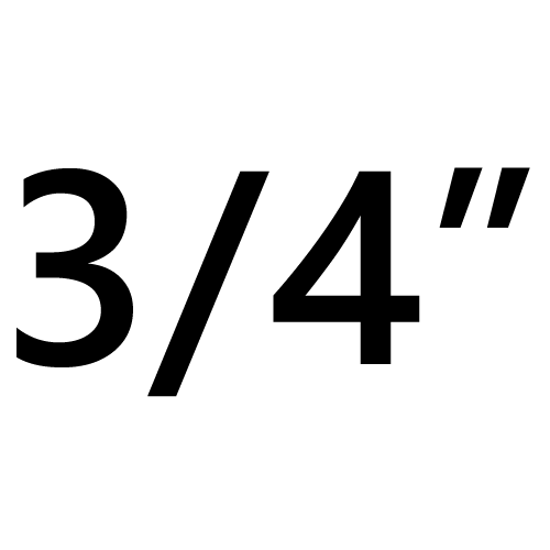 3/4 "