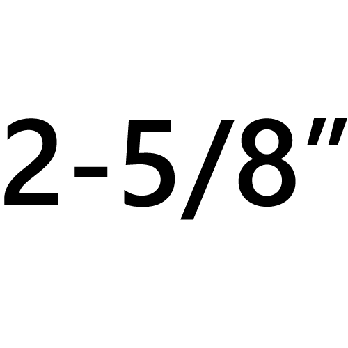 2-5/8 "